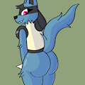 Lucario's butt