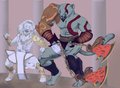 Kratos Vs Zeus by Kanou