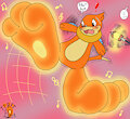 Buizel's Big Dancing Feet by Feetgrowthlover2