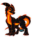 Igneous "Iggy" Moltenscale by AzureTheGamerKobold