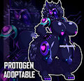[ADOPTABLE] / Chubby Astrofluff Protogen
