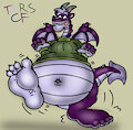 Here Comes The Dergy with His Big Tum Tum by TheRedSkunk
