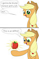 The honest brutal Applejack