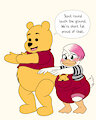 Training with Pooh by Maxicoon