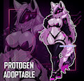 [ADOPTABLE] / Cyberpunk Diva Protogen by Sheecktor