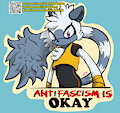 Anti Fascism is OKAY by CraftyAndyArt