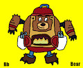 Bear B.Que in Yellow Animal Alphabet 1 by ABCAnimalsParody