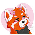Headshot Commission Red Panda