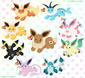 Eeveelution Beanie Babies