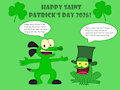 Happy Saint Patrick's Day from The Frog and The Ferret