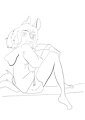 Random wolf girl.
