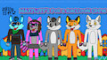 Maxfluff's Fox & Raccoon Crew by MaxfluffTheCoonFox2002