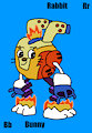 Bucky BlowTorch in Sky Blue Animal Alphabet 1 by ABCAnimalsParody