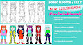Sonic Adopts 4 Sale: NOW $25USD EACH! by MelSky
