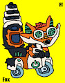 CompuFox in Yellow Animal Alphabet 1 by ABCAnimalsParody
