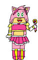 Amy Rose As A Magical Girl