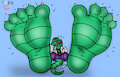 Lizard Mans Footgrowth by TheRedSkunk