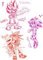 Purple orange and pink by SonadowLelile