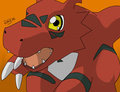 Guilmon by randae