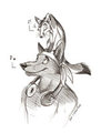 Foxie On My Head by LupineAssassin