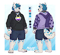 Ref. Sheet Commissiob for @PuppermintGames by Mytigertail