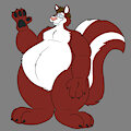 Big and fat EricSkunk by Wuffy T Wolf