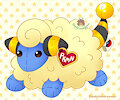 Beanie baby Mareep by dandyliondreamer