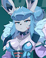 Glaceon - Cold Dagger Assassin ADOPT by negucita