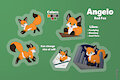 Angelo ref sheet SFW by SchattenFlamme
