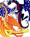 Sun & Moon Dragons by xOutoftheShadows13x