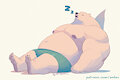 Sleeping bear by Anhes