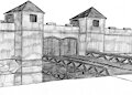Roman fort by Redleaves