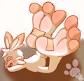 Lucky Scorbunny Feets by GilSoftpaws