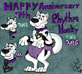 Happy 7th Anniversary Rhythm Husky!! 🎊🎉✨🎇🎆