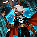 Space pirate bunnylock by Minibit