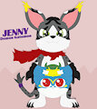 Jenny DemonGatomon by tails230