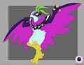 Black Light Mega Hawlucha Adopt-OPEN by ChaosEye