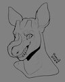 Capi Sketch Bust by kineia3