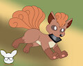 Vulpix Steals a Phone by KendraEevee