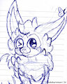 26.02.24 - Butterfly on Ear [Doodle]