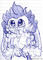 26.03.03 - Sticking out the tongue. Again. [Doodle]