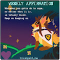 ☆ Weekly Affirmation ☆ by lovespell
