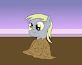 Derpy Hooves mud bath by mucky