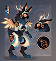 Jackalope Protogen - Free Adopt Raffle by ErisMorgan