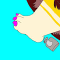 Foot through the Floorboard