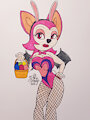 Bludy Bat's easter suit by Furryfanzety
