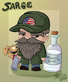 sarge chibi by wolfymewmew