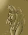 Femmy Wingston in a Too Small Hoodie