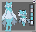 Ice Type Meowscarada Adopt-OPEN by ChaosEye