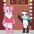 Sweet Shopping Pandas -By StarryBiBi- by DanielMania123